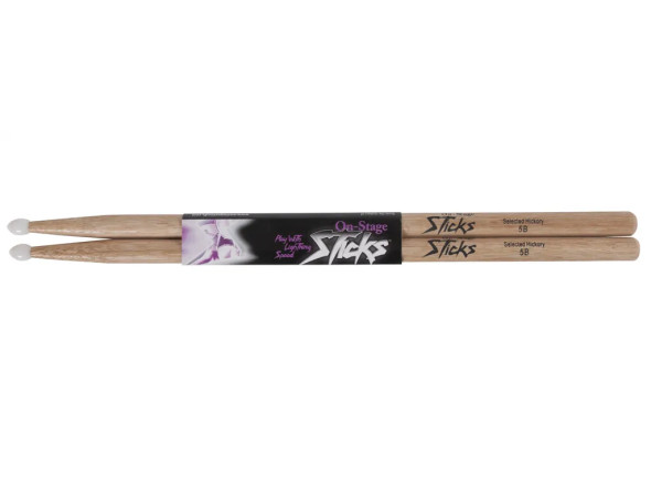 On Stage HN5B Hickory 5B Nylon Tip On Stage HN5B Hickory 5B Nylon Tip